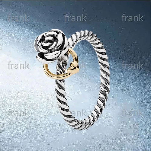 

190860 Rose With Heart Ring