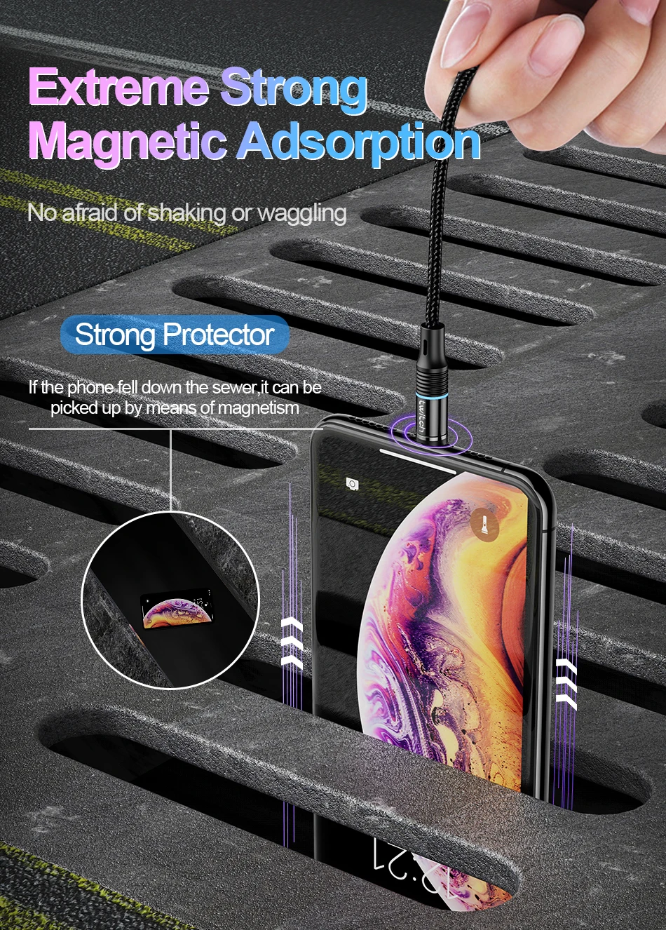 Магнитный usb-кабель Twitch для iPhone Xs Max Xr X 11 8 7 6 6s 5S iPad Магнитный кабель для быстрой зарядки мобильного телефона магнитное зарядное устройство