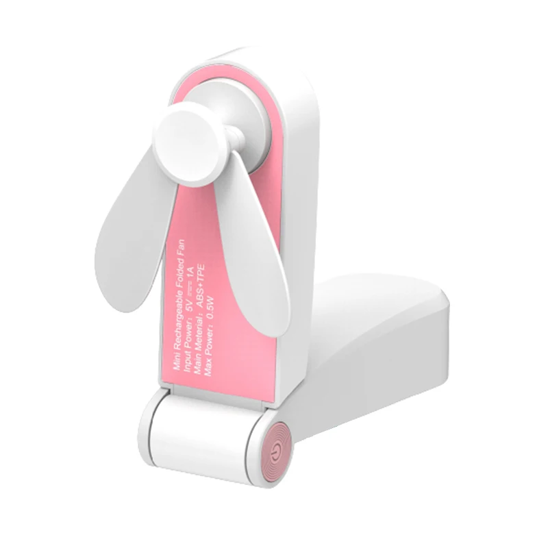 

Usb Mini Fold Fan Electric Portable Hold Small Air Cooler Originality Charging Household Electrical Appliances Desktop Ventilado