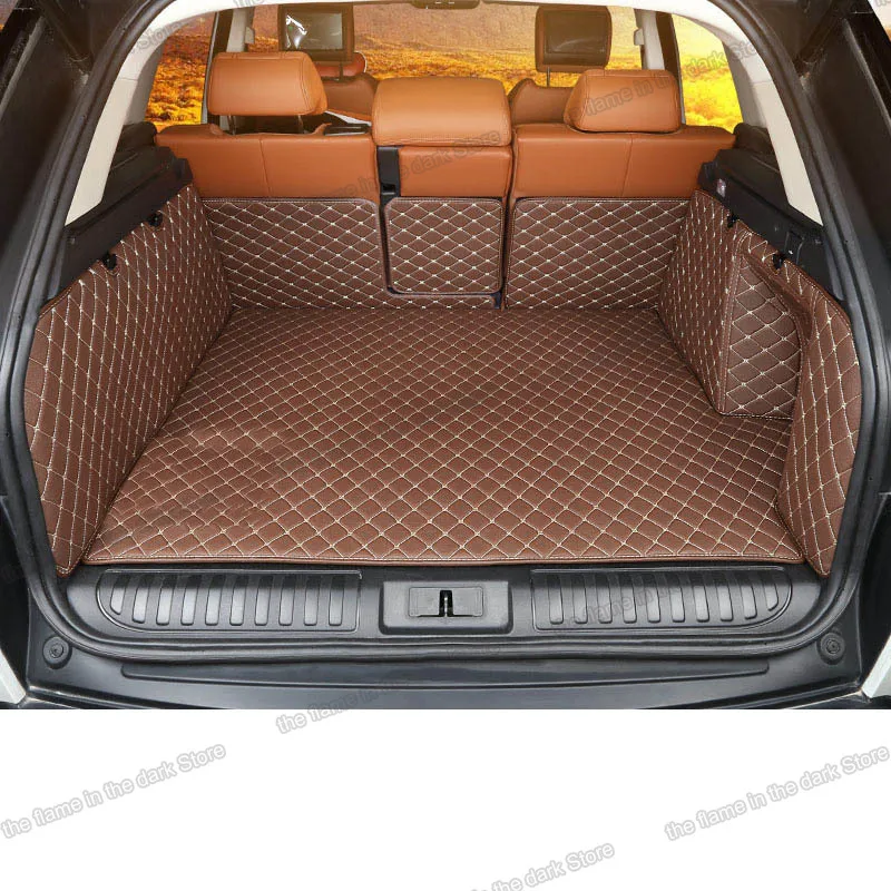 

leather car trunk mat for range rover sport 2014 2015 2016 2017 2018 2019 2020 L494 cargo liner accessories boot rear carpet