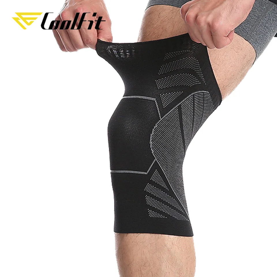 CoolFit 1 шт. эластичные наколенники нейлоновые для занятий спортом фитнесом