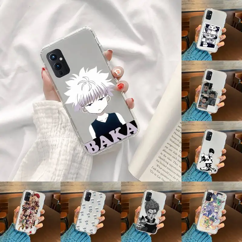 

hunter x hunter anime Phone Case Transparent For OnePlus 9 8 7 7t 8t Oppo find X3 X2 reno5 Vivo X60 X50 Pro MeiZu 17 16XS