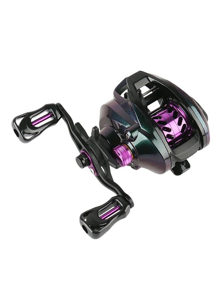 

Winter Fishing 7.1:1 High Speed Baitcasting Reel 9+1BB Casting Fishing Reel 8KG Max Drag Carp Fishing Reel Double Metal Spool
