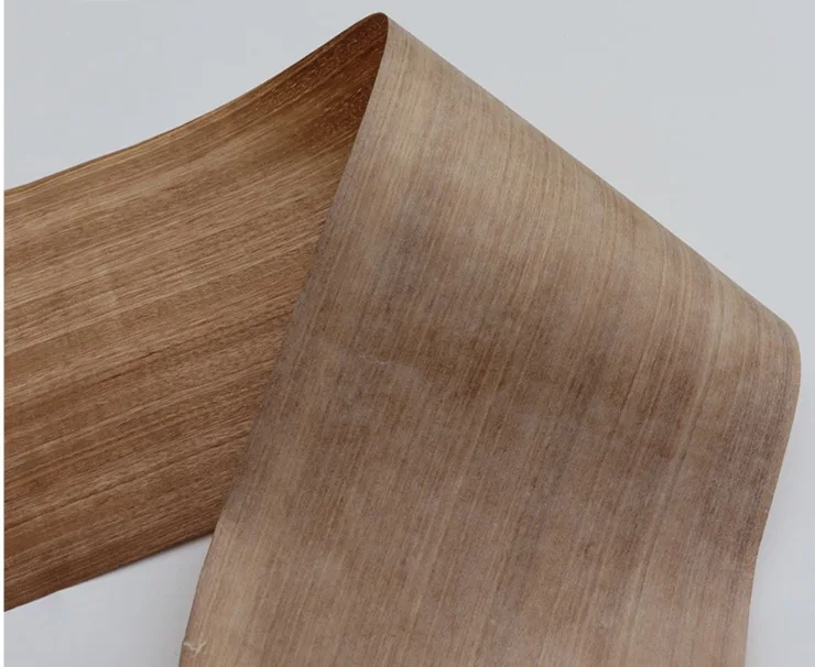 

2pcs L:2.5Meters Width:20cm Thickness:0.25mm Zebra Straight Grain Solid Wood Veneer(back Non Woven Fabric)