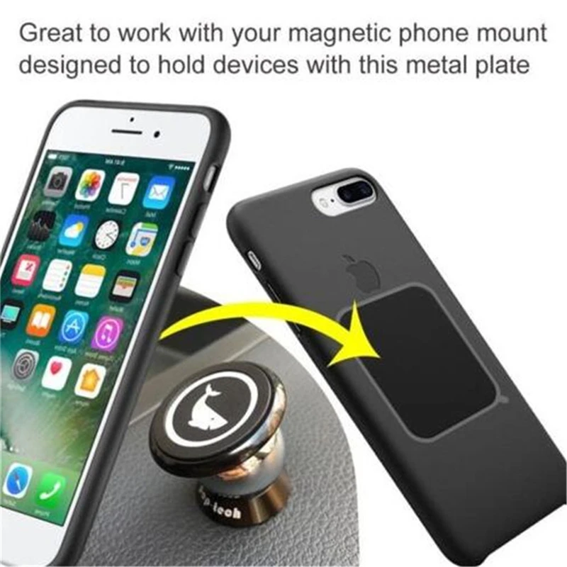 

Syrinx Metal Plate Magnet Mobile Stand Universal Replacement Metal Plate Kit With Adhesive For Magnetic Car Mount Phone Holder