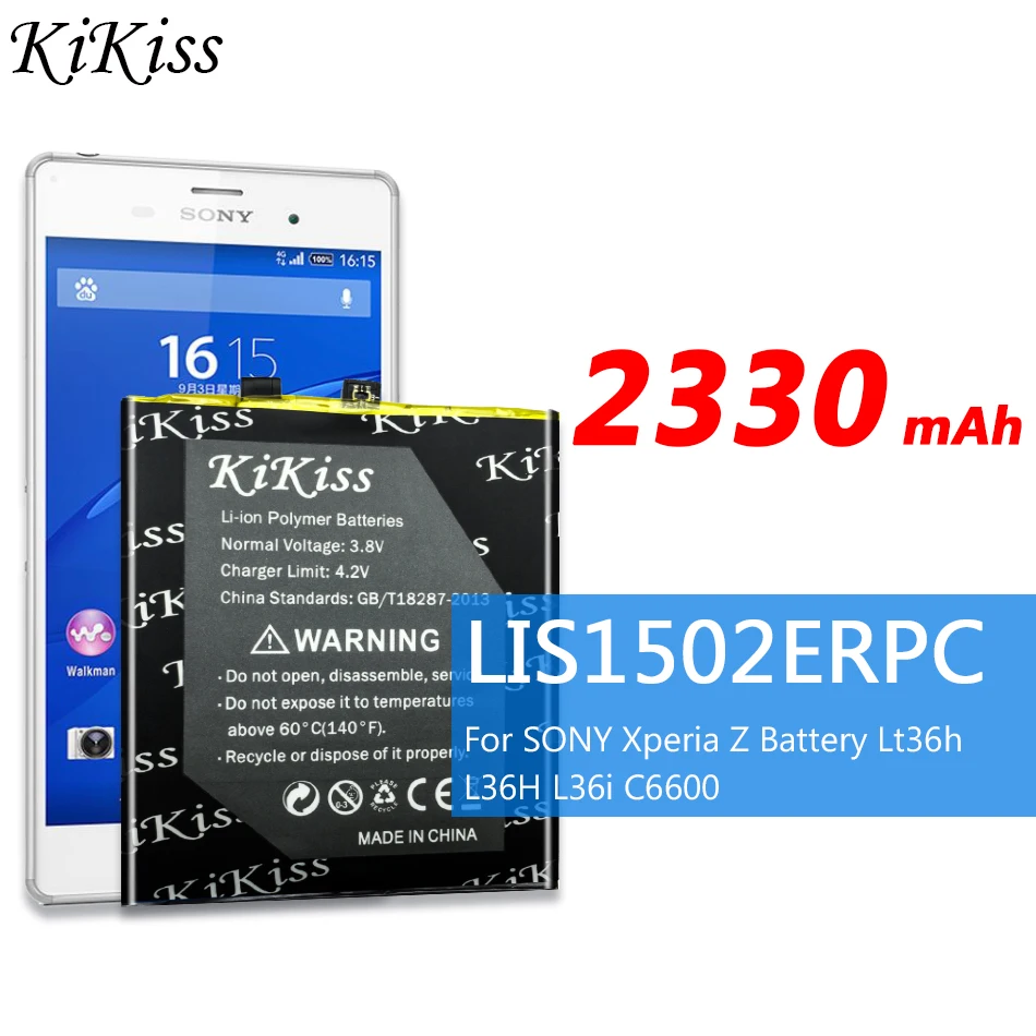 Мощный аккумулятор для Sony Xperia M2 Aqua S50h/ E3 Z L36h L36i c6602 C6603 S39H LIS1502ERPC LIS1551ERPC|Аккумуляторы