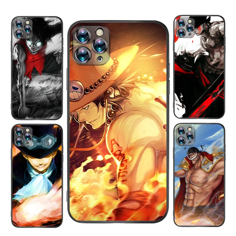 

B-One Pieces Vinsmoke Sanji Phone Case For iPhone X XS XR MAX Personalised Cellphone Mobilephone Smartphones Black TPU Luxury