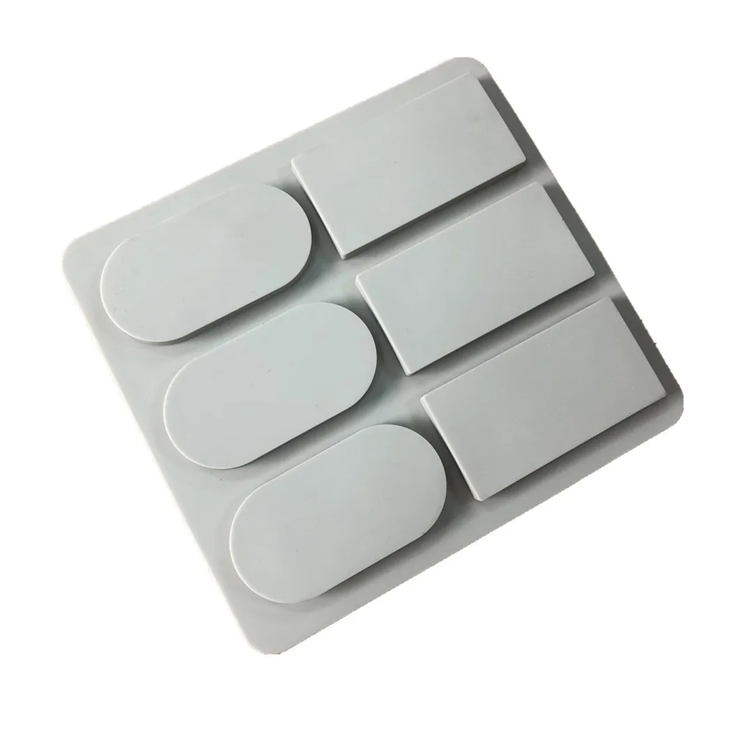 Прямоугольная овальная силиконовая форма сделай сам для ароматерапии гипса мыла