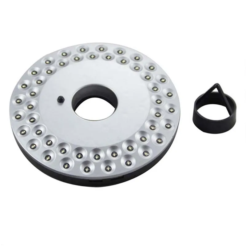 Открытый сад 48 Светодиодный зонт от солнца для Полюс светильник Палатка лампы