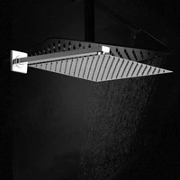 Free Shipping inch Bathroom Rain Shower Head Stainless Steel Rain Shower Head With 35cm Shower Arm Rain Shower