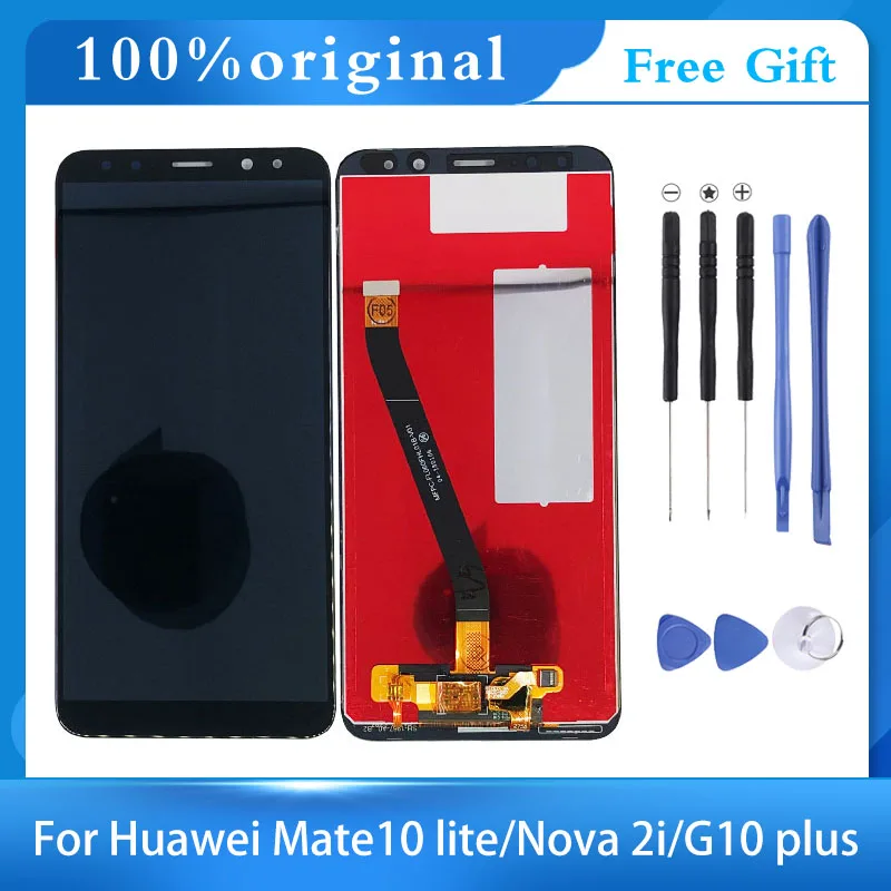 

5.9" Display for HUAWEI Nova 2i LCD Touch Screen with Frame For HUAWEI Mate 10 Lite LCD Nova 2i Display RNE-L21 LCD