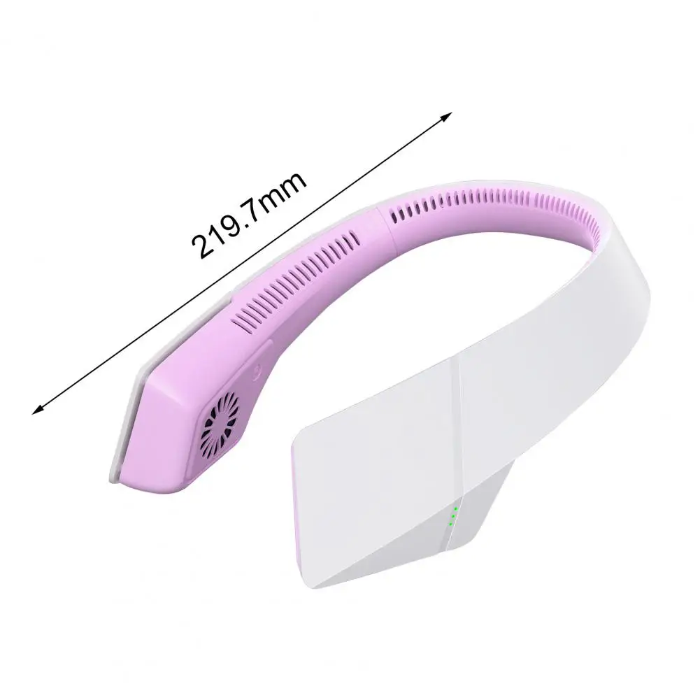 

Summer Hanging Neck Fan USB Powered Fast Charge Electric Fan Headphone Design Mini Cooling Portable Neck Fan for Work Outdoor