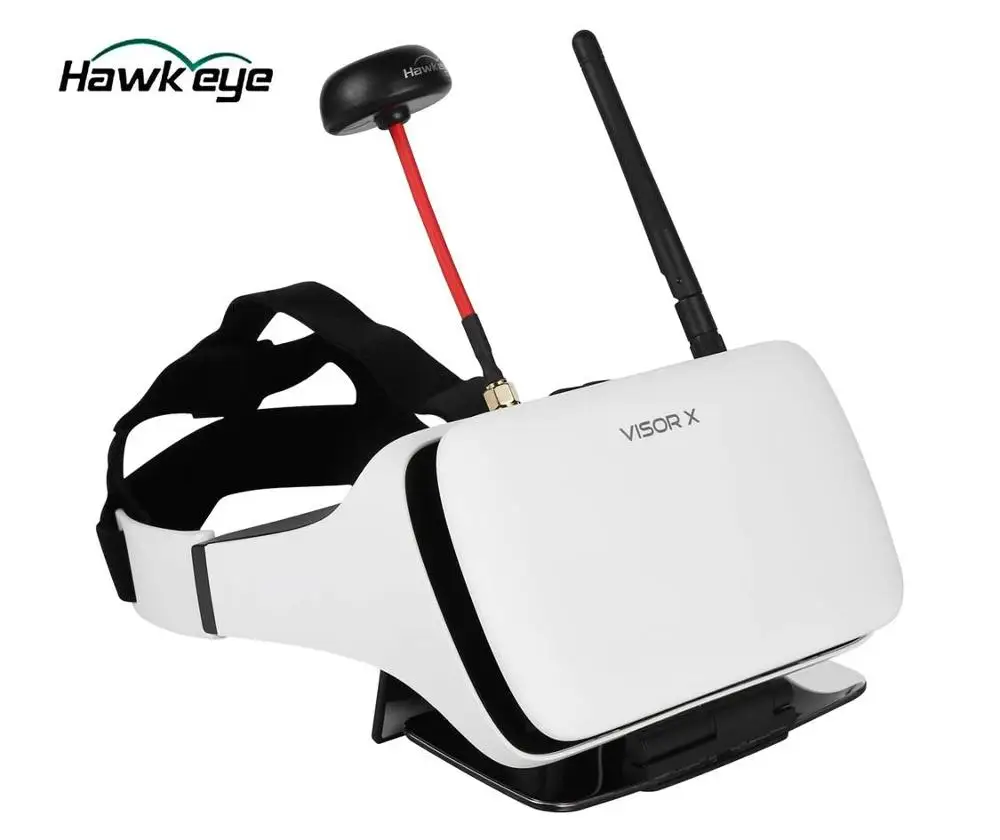 Carrier and Monitor Hawkeye маленький пилот VR все-в-одном 5 дюймов истинное разнообразие FPV козырек для монитора X carrier 5,8G 48CH двойной приемник складные очки - Цвет: Carrier and Monitor