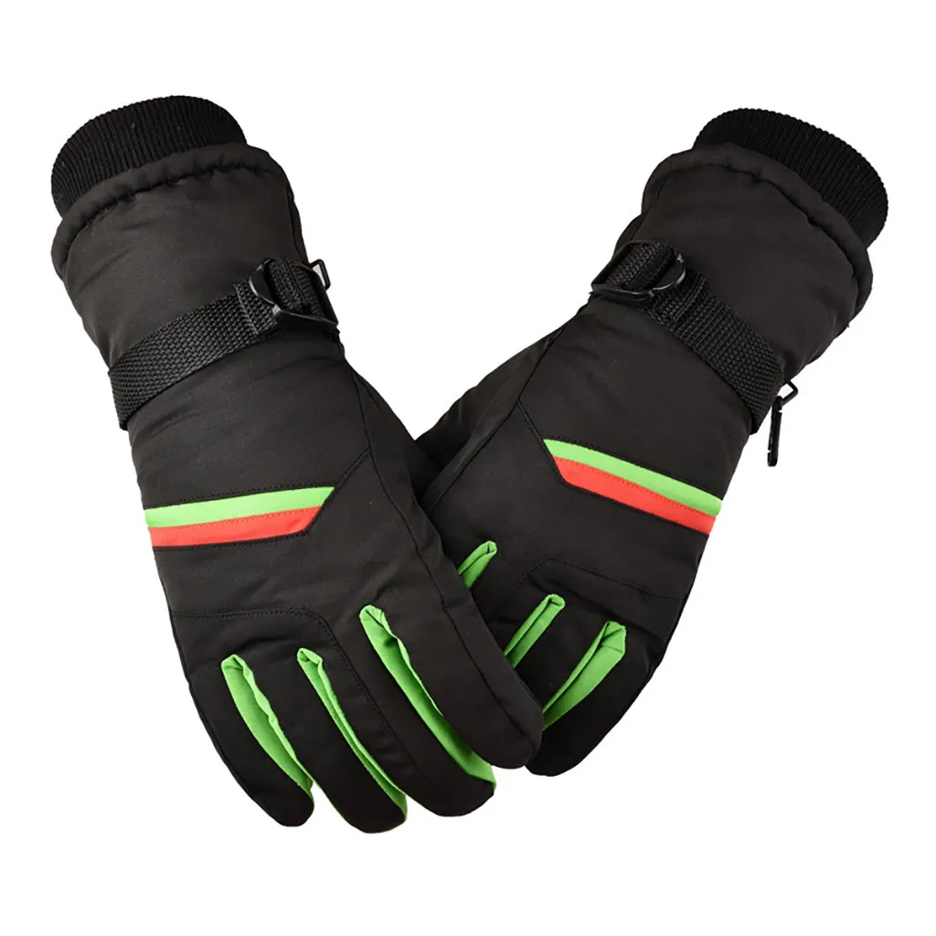 Мужские зимние теплые перчатки водонепроницаемые мотоциклетные велосипедные