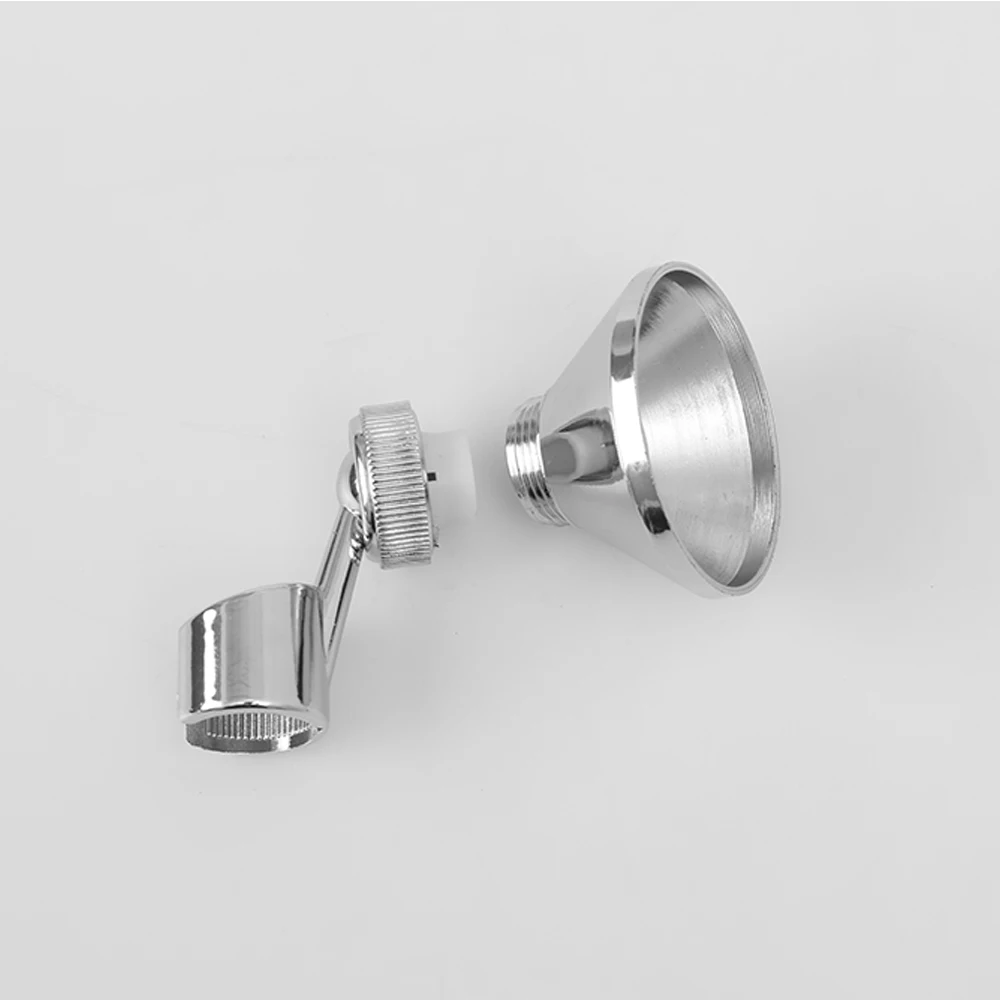 Держатель для насадки душа хромированный настенный Регулируемый кронштейн