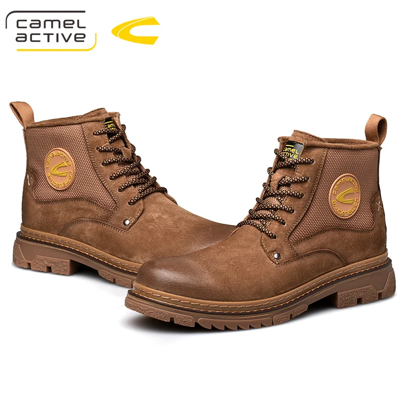 Camel Active/Новые осенне-зимние мужские ботинки модные красивые удобные из