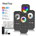 Контроллер светодиодной ленты 5 в 1, 12 В, 24 В постоянного тока, Wi-Fi, 2,4 ГГц