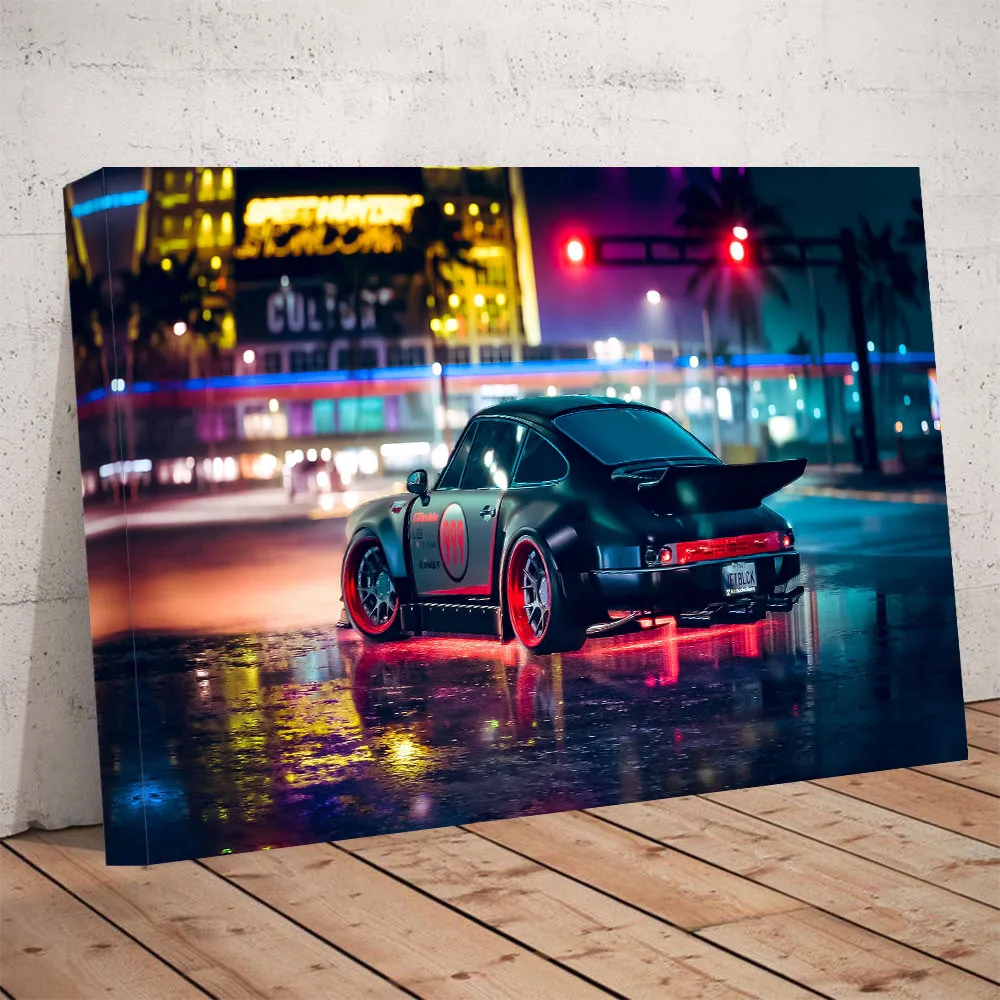 

Высокое качество холст искусство гоночный автомобиль картины HD Печатный Современный домашний декор настенные художественные плакаты Гост...