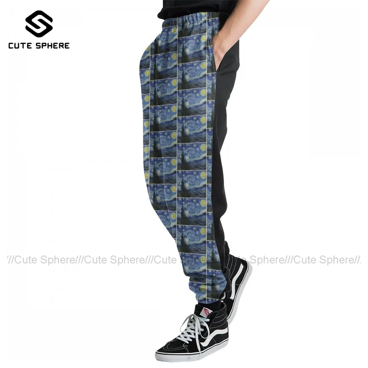 

Vincent Van Gogh Sweatpants Biker Polyester Joggers Fashion Athletic Men Casual Pants