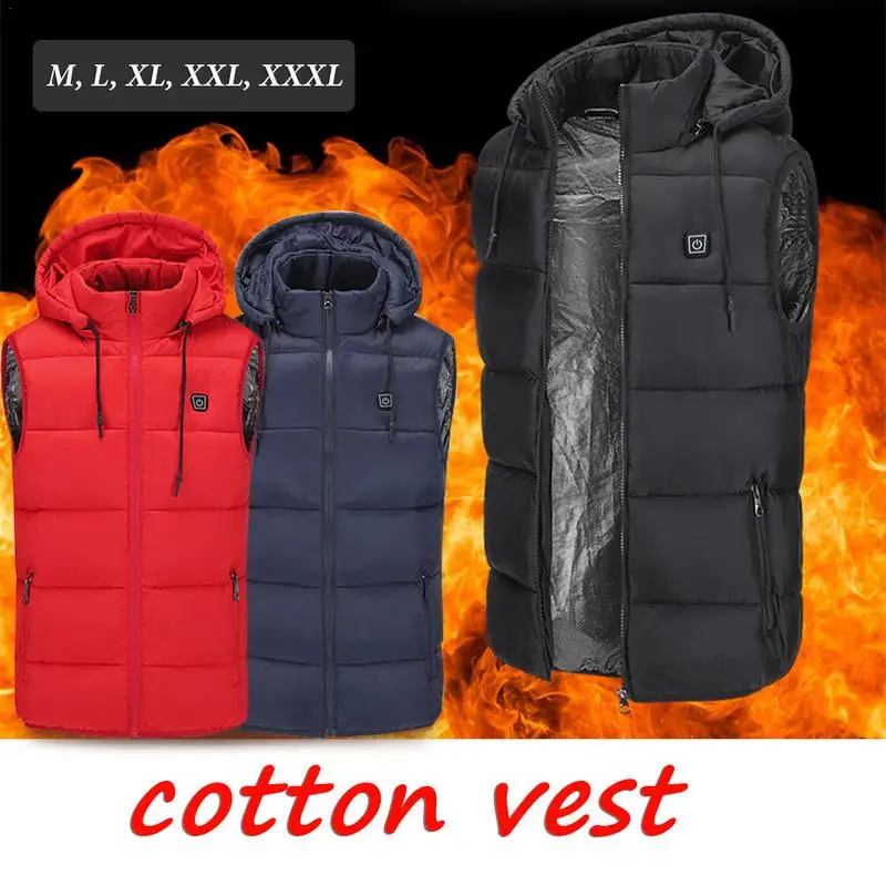 Электрический жилет для езды на открытом воздухе теплая куртка зарядка через usb