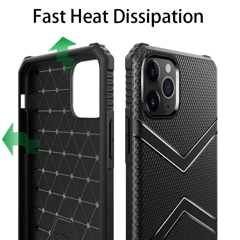 Силиконовый противоударный чехол для iphone 12 pro max | Мобильные телефоны и аксессуары