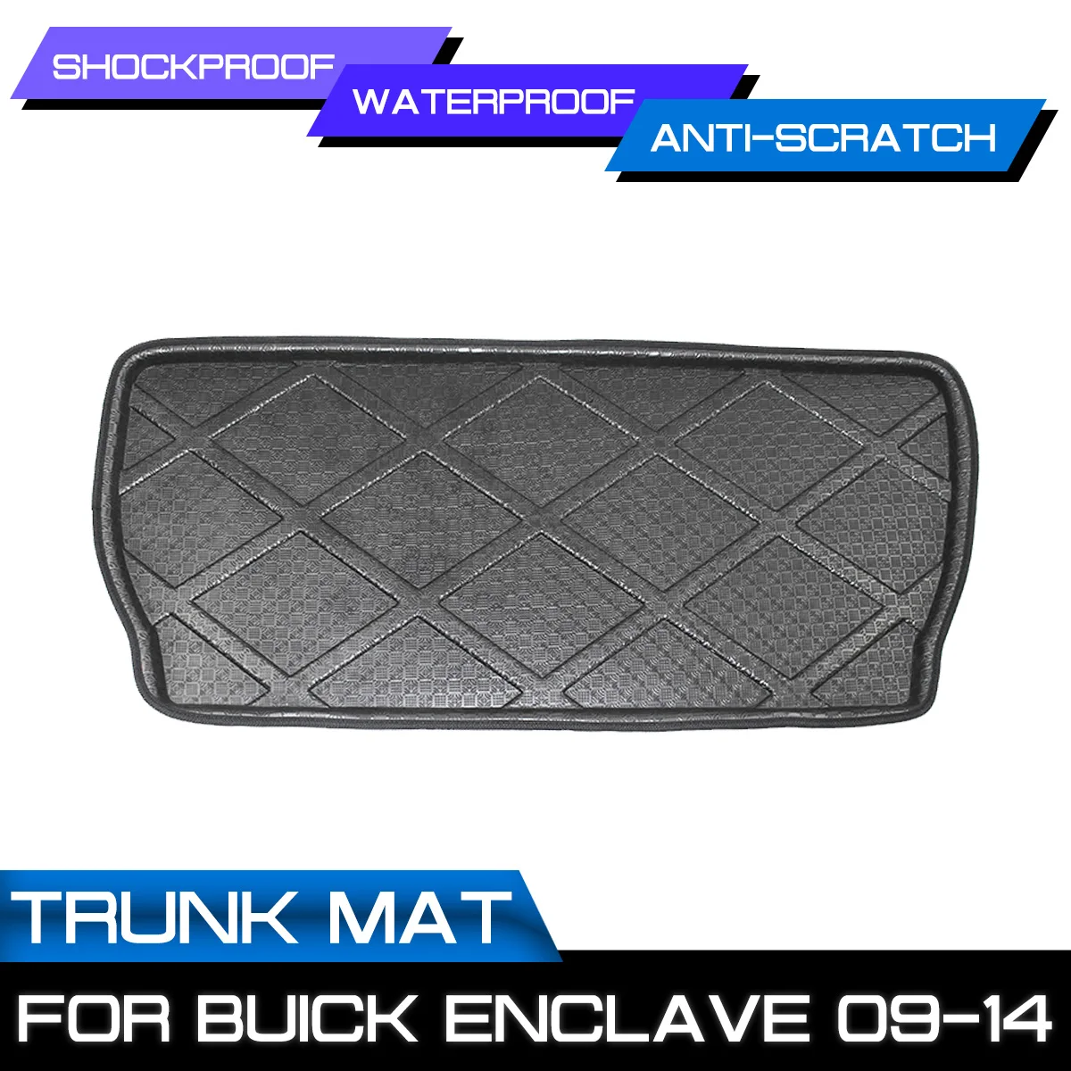 

Car Rear Trunk Boot Mat Waterproof Floor Mats Carpet Anti Mud Tray Cargo Liner For Buick Enclave 2009-2014