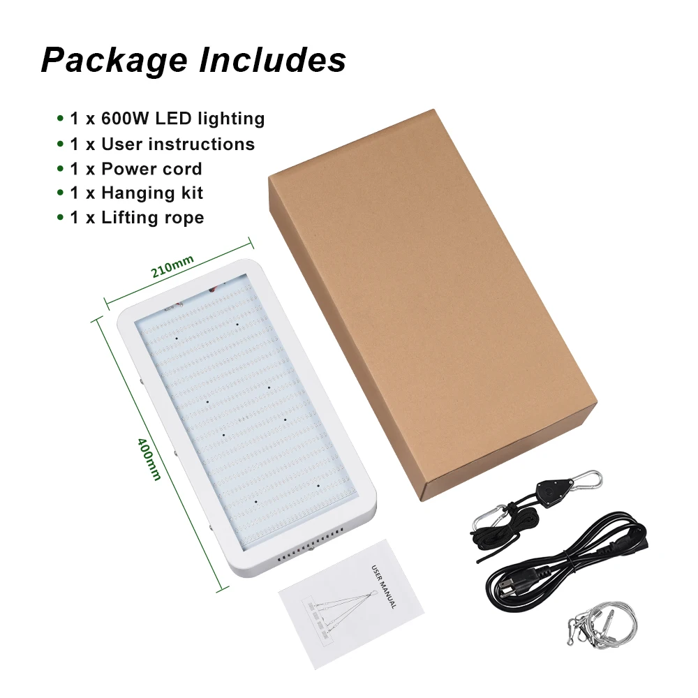 

Deruikeer Led Grow Light Full Spectrum Veg Flower Warm White And Red Light 1000W 2000W 3000W Fans Cool