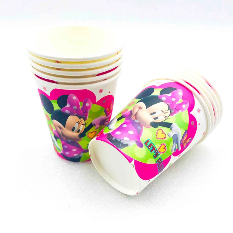 Вечерние украшения с Минни Маус принадлежности для детской тематики тарелки