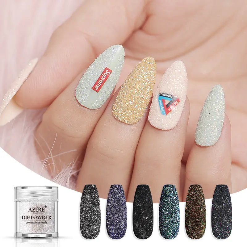 Modelones дизайн ногтей погружение Порошковая голографическая блеск для Dip система