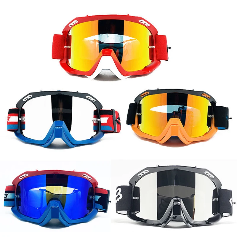 

2021 Motorcycle Goggles Mountain Bike UV Protection Mx Cycling Glasses MTB DH Ski Sport Riding Bicycle Motorcycle Helmet Goggles