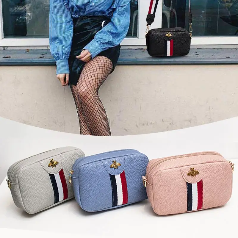 Women Shoulder Bag Fashion Casual Mini Crossbody Bag Girls Small Square Messenger Bag PU Leather Phone Coin Bag trend Handbag