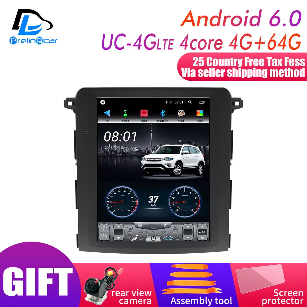 4G Lte 64G rom вертикальный экран android система Мультимедиа Видео Радио плеер для Subaru XV Навигация стерео