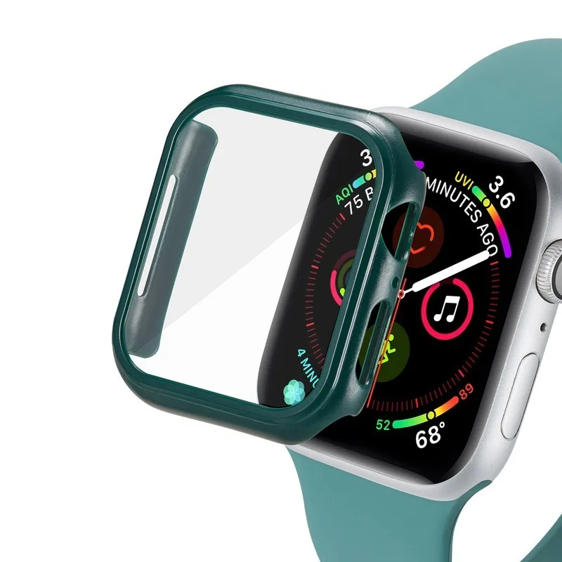 Часы полная защитная крышка для экрана + закаленная пленка стекло наручных часов