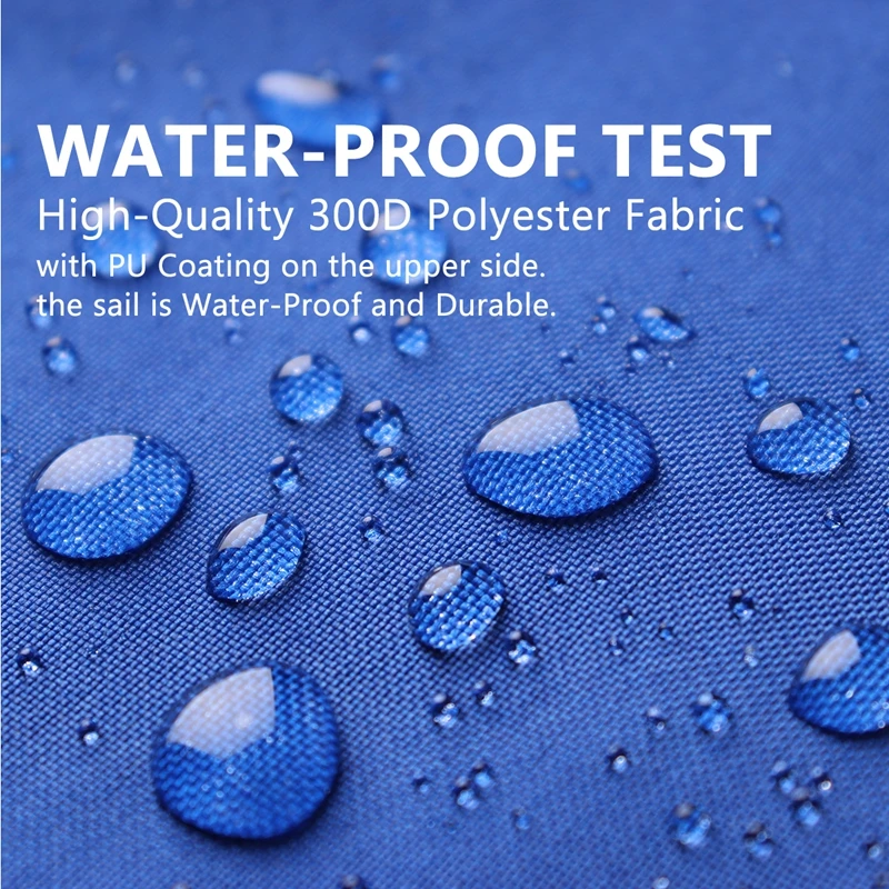 

300D Polyester Oxford 2.5x2.5 3x3 4x4 2x3 2x4 2x5 2.5x3 3x4 3x5 3x6 2x2 2x5 Royal Blue Fabric Shade Sail Square Rectangle