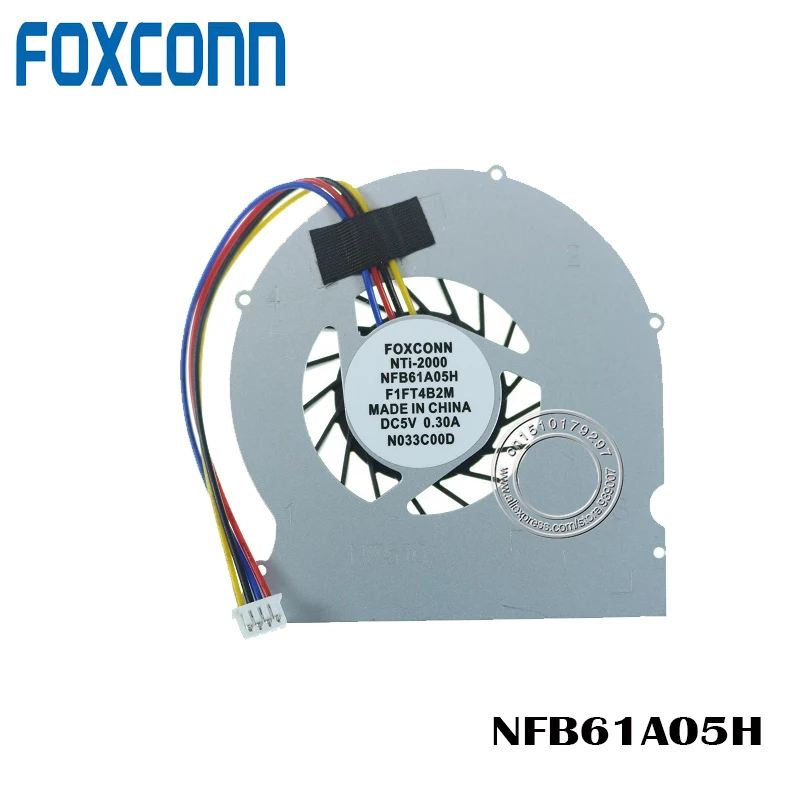 Вентилятор охлаждения FOXCONN для ПК мини-ПК F1FT4B2M 4PIN NFB61A05H с функцией 4pin | Компьютеры