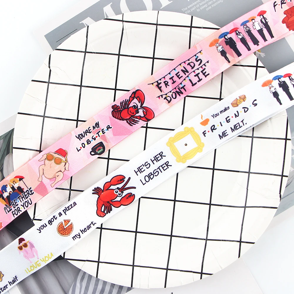 

K2430 Hot TV Show Cartoon Keychain Neck Straps Lanyards for Key ID Card Gym Cell Phone USB Badge Holder DIY Hanging Rope