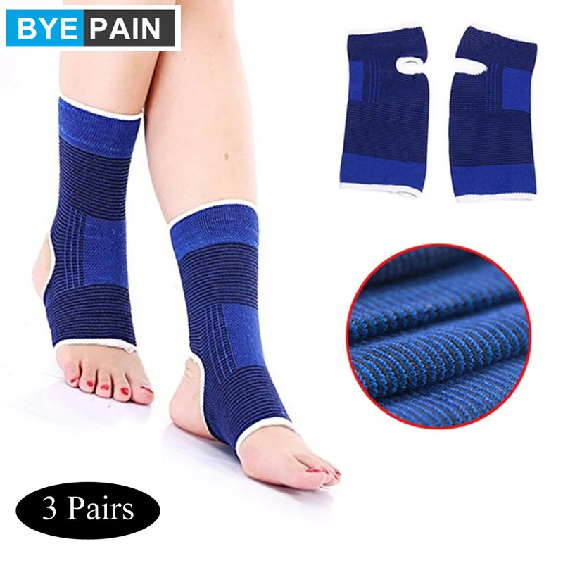 3 пары/партия эластичное голенище Поддержка Бандаж Компрессионный Обёрточная