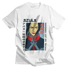 Футболка мужская с аниме аватаром Последний Воздушный Бандер Азула, 100% хлопок, с принтом, футболка в стиле Харадзюку, футболки с коротким рукавом Aang, топы