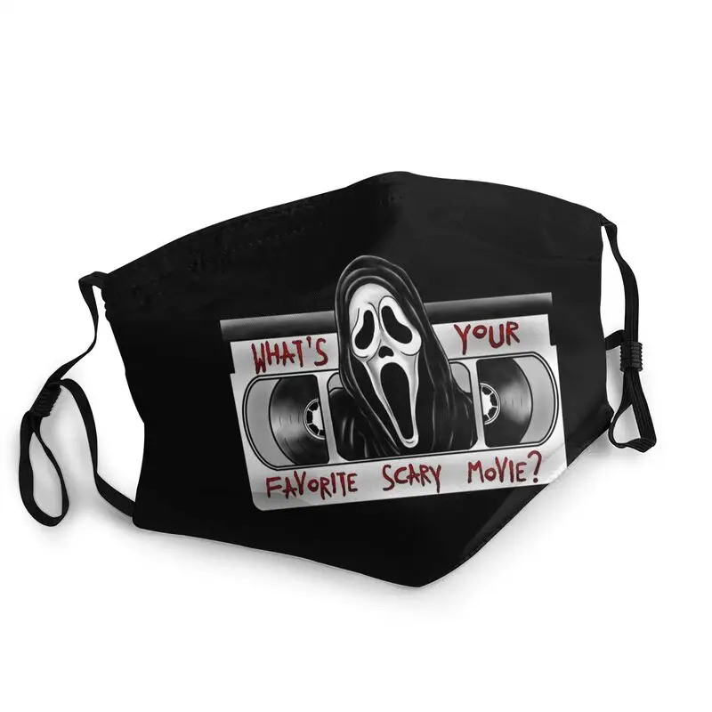 

Дышащая, какая у вас любимая страшная маска для лица из фильма Хэллоуин, крик, призрак, защита от смога, маска, респиратор, маска