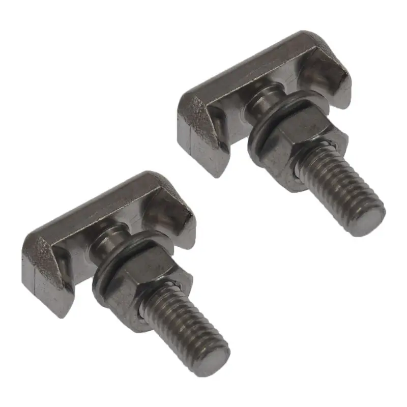

2pcs Battery Cable Terminal Connectors Car T-Bolt Replace 19116852 Stainless