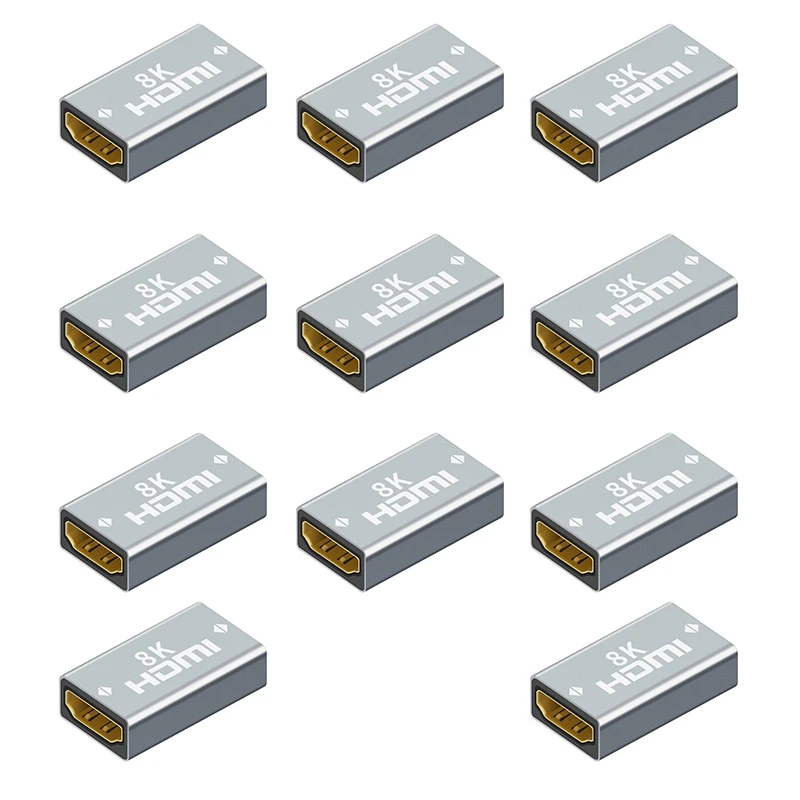 

Адаптер HDMI мама-HDMI мама 7680X4320 передача 8K HD, расширенная передача стабильного сигнала, широкая совместимость