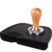 multifunctional thicken coffee tamper holder anti skid and water resistance coffee silicone pad