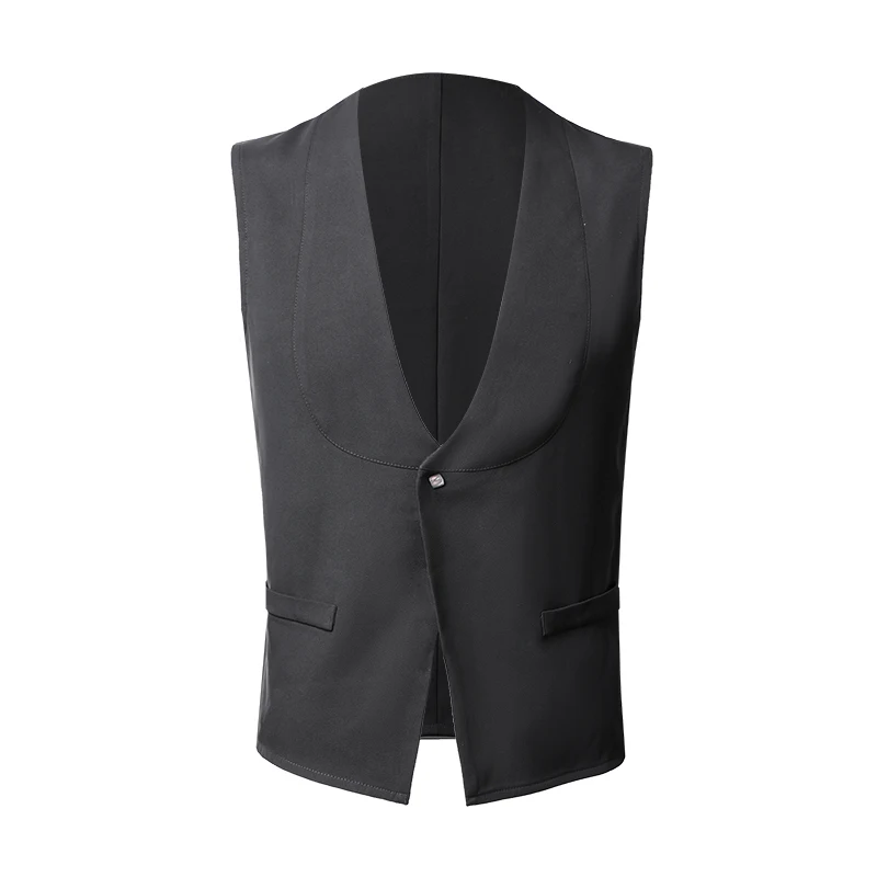 

Men'S Latin Dance Costumes Practice Clothes Black Vest Chacha Samba Tango Latin Dance Competition Clothes Send LOGO Pins SL4344