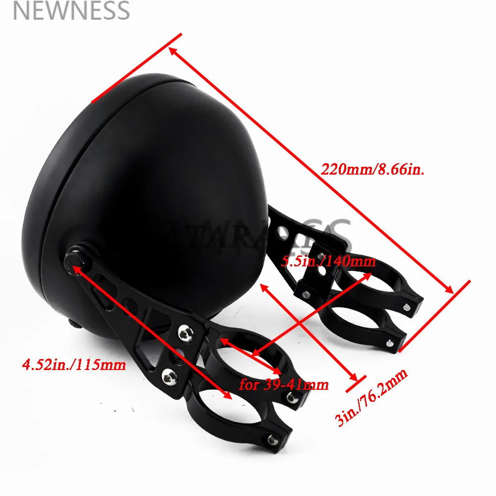 Мотоциклетная светодиодный ная фара в стиле ретро с боковым креплением для M109R