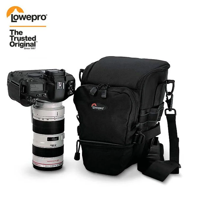 

Lowepro Toploader 70 AW Digital SLR Camera Triangle Shoulder Bag Rain Cover Portable Waist Case Holster For Canon Nikon