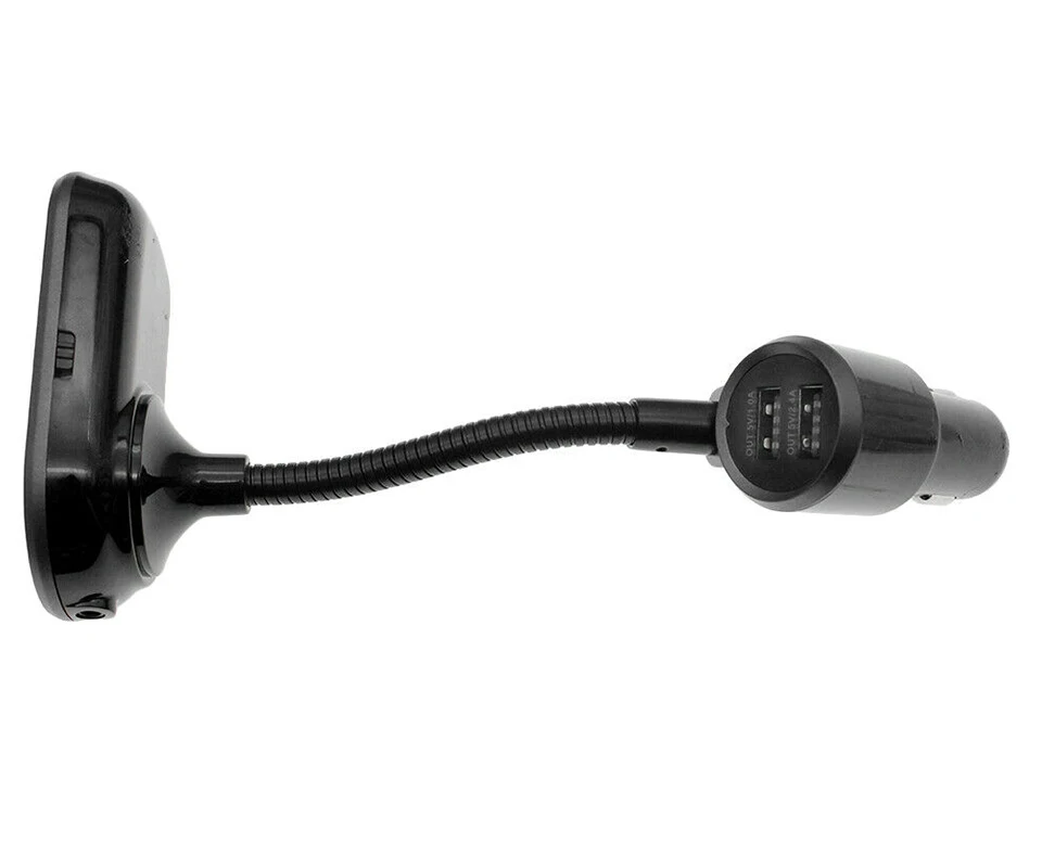 AOSHIKE, 2,4 дюймов, 12 В, 24 В, автомобильный Bluetooth, беспроводной приемник, fm-передатчик, прикуриватель, 5 В, а, MP3, двойной USB, AUX