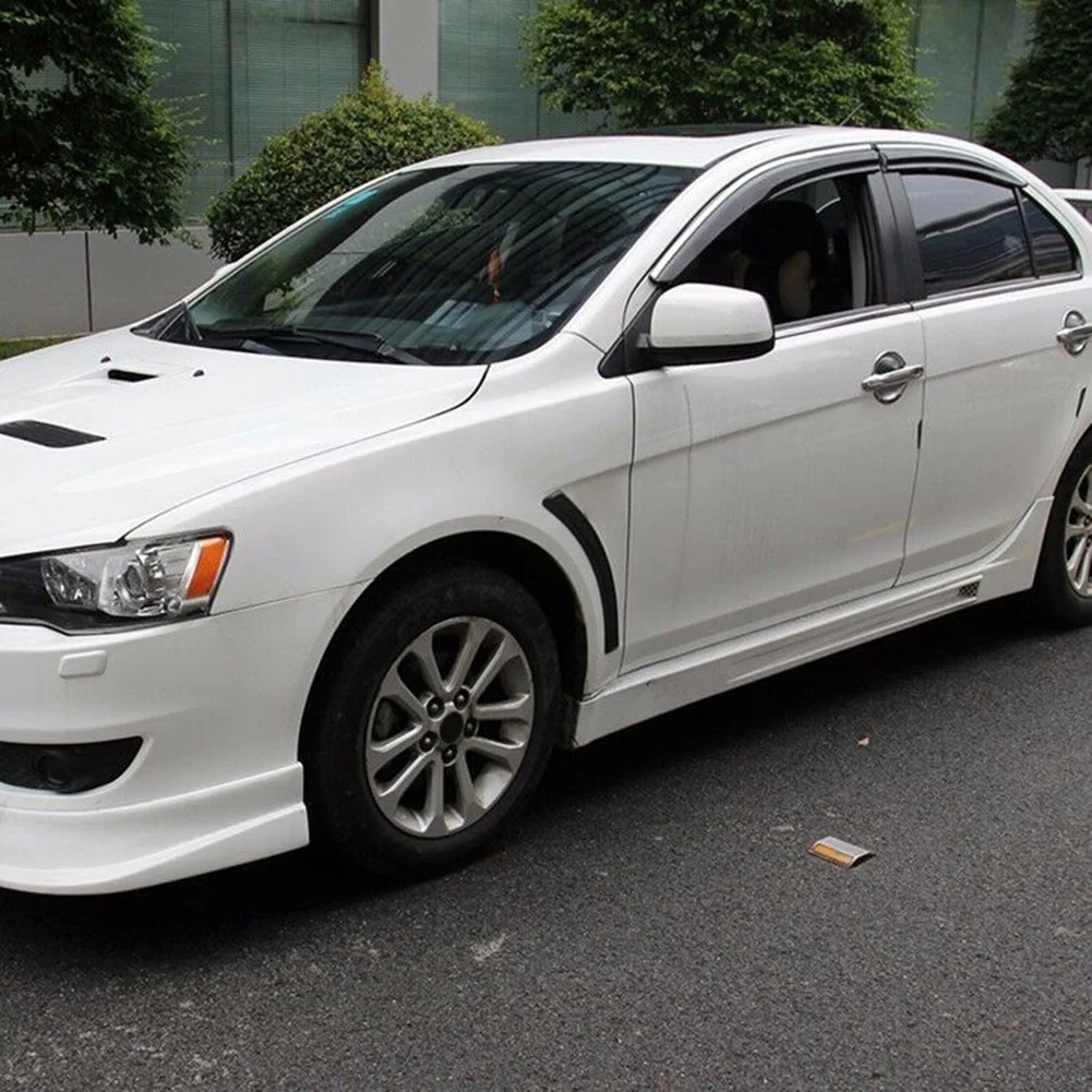 

2Pcs Door Car Fender Flare Vent Sticker For Mitsubishi Lancer EVO 2008 2009 10 11-2015 Spoiler Waterproof Durable Product