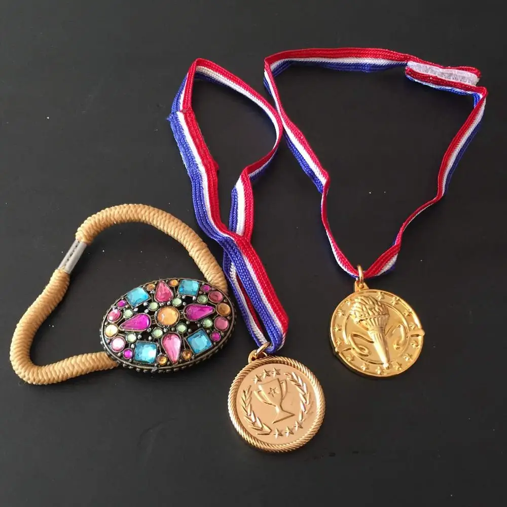 Аксессуары для кукол 18-дюймовые золотые медали Маккенны завязки волос с