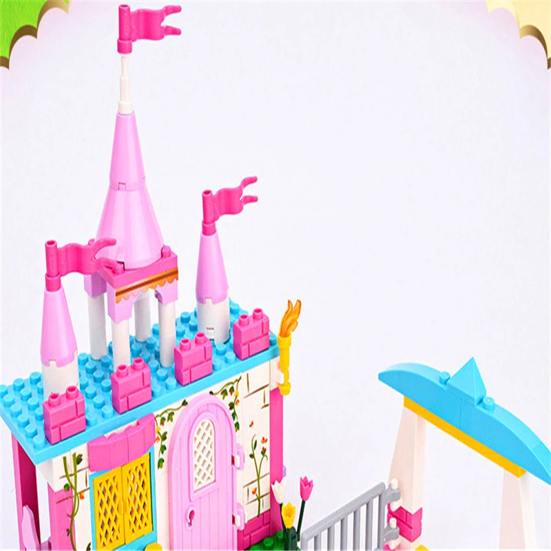 Конструкторы Игрушки Девушки друзья модели наборы Принцесса Зачарованный замок
