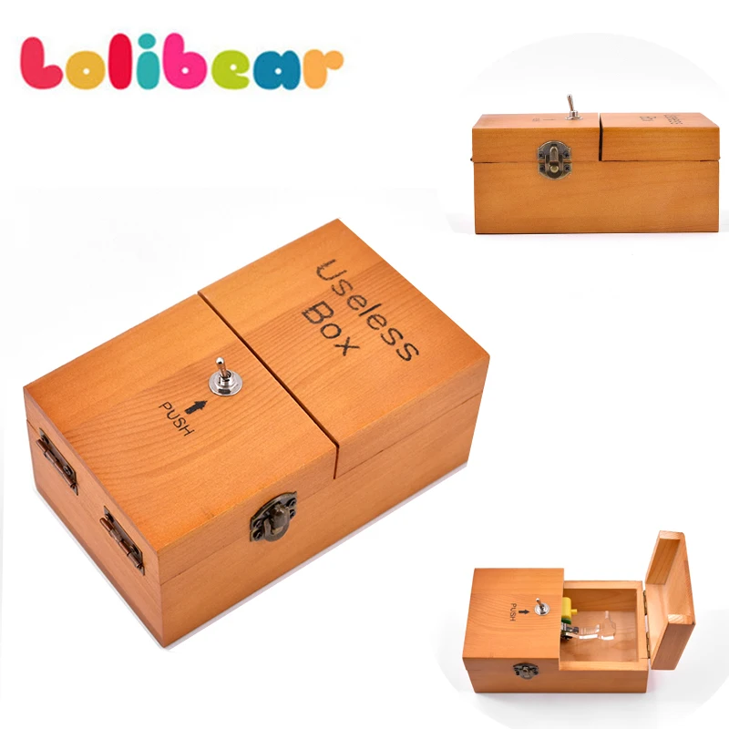 бесполезная коробка Волшебные трюки деревянные электронные Tricky ToyFunny